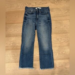 AYR The Pop ankle Jeans in Deep Blue 26s